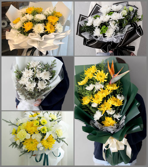 广东湛江市遂溪县黄略镇白事花束代送